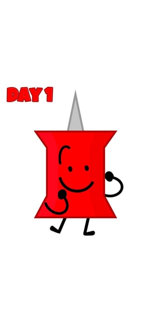 This is the Avatar Image for the BFDI: Modern Pin AI Voice and Text to Speech Generator